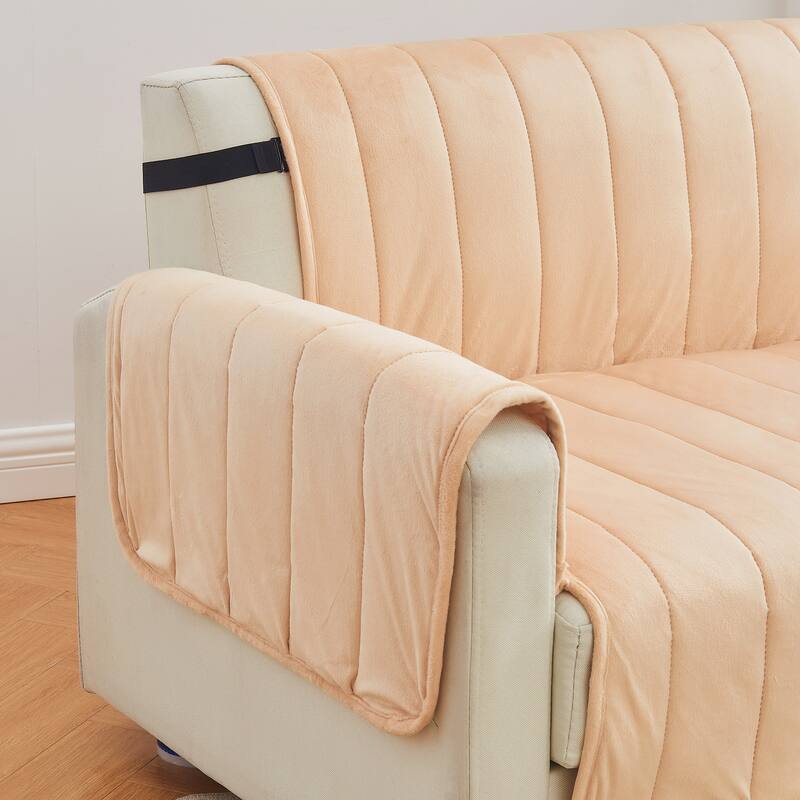 Velvet Recliner Cover Pet Furniture Protector