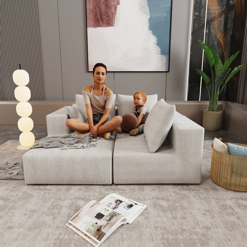 Corner Combination Sectional Sofa with Multiple Combinations Available