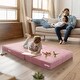preview thumbnail 3 of 48, DoCred Kids Folding Sofa, Convertible Floor Mattress, Bed, Play Couch Hot Pink