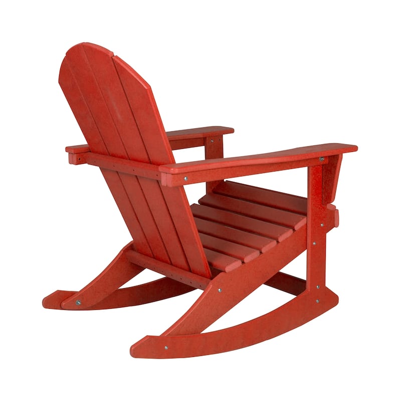 Polytrends Laguna Hdpe All Weather Outdoor Patio Rocking Chair (Set of 4)