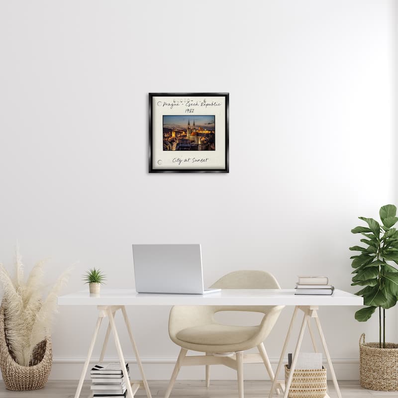 Stupell Prague Travel Cityscape Framed Floater Canvas Wall Art Design By Danita Delimont