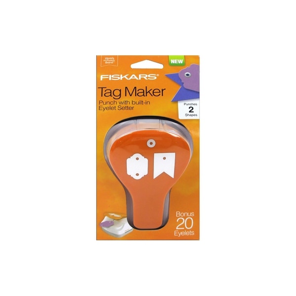 Fiskars Craft Punch Tag Maker II Banner/Artisan
