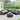 Outdoor Patio Furniture 6-Piece Half-Moon Sectional Round Patio Furniture Set, Curved Outdoor Sofa with Side Table for Umbrella