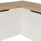 preview thumbnail 6 of 10, Josie Two Tone Backless Corner Nook Set
