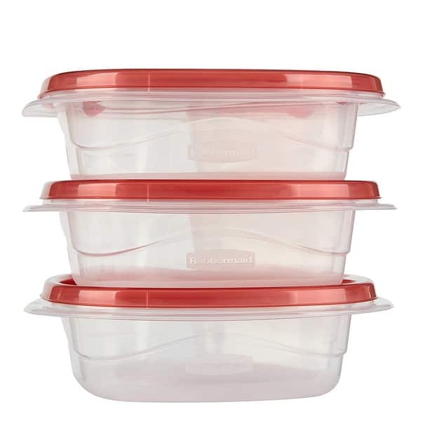 Rubbermaid Servin' Saver Food Container, Divided Plate