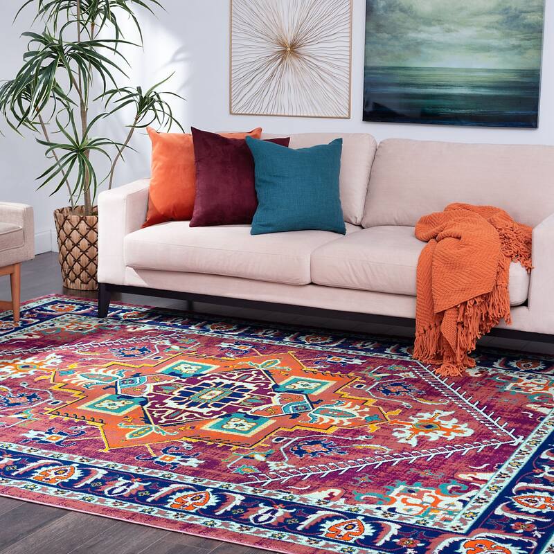 Genesis Bohemian & Eclectic Medallion Indoor Area Rug