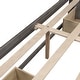 preview thumbnail 11 of 11, Antique Gray Queen Size Platform Bed with 6 Storage Drawers