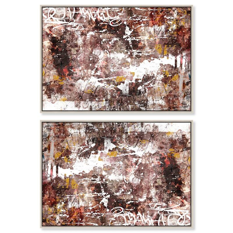 Sneaker Lace Car Canvas by Art Remedy - 20" x 30" - White