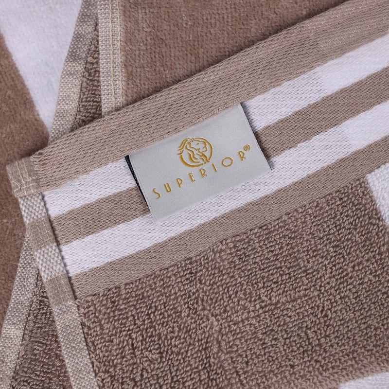 Superior Striped Large Oversized Cotton Beach Towel