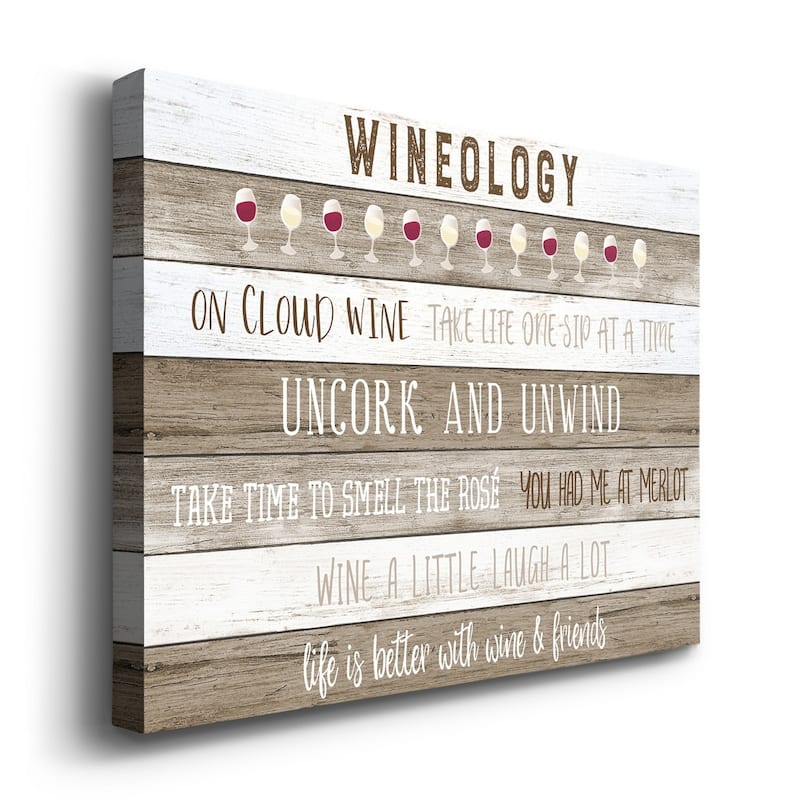 Wineology Premium Gallery Wrapped Canvas - Ready to Hang