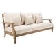 preview thumbnail 34 of 35, SAFAVIEH Couture Martinique Solid Wood Indoor/Outdoor Patio Sofa - 83 IN W x 36 IN D x 33 IN H