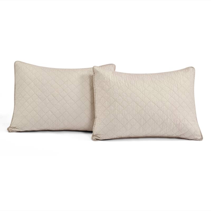 Copper Grove Balm Diamond Oversized Cotton 3-piece Quilt Set