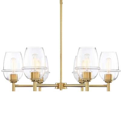 Designers Fountain D310M-6CH Summer Jazz 6 Light 28" Wide Chandelier