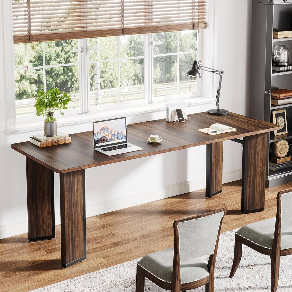 78.8 inch Extra Long Computer Desk 2 Person Home Office Desks