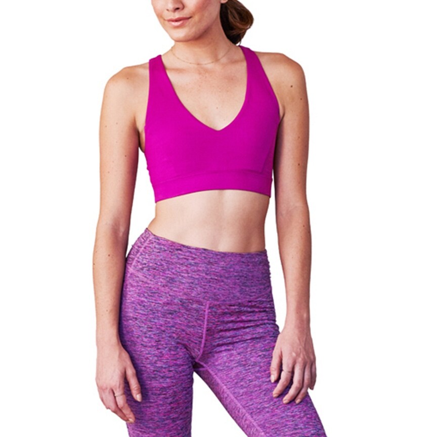 manduka cross back halter bra