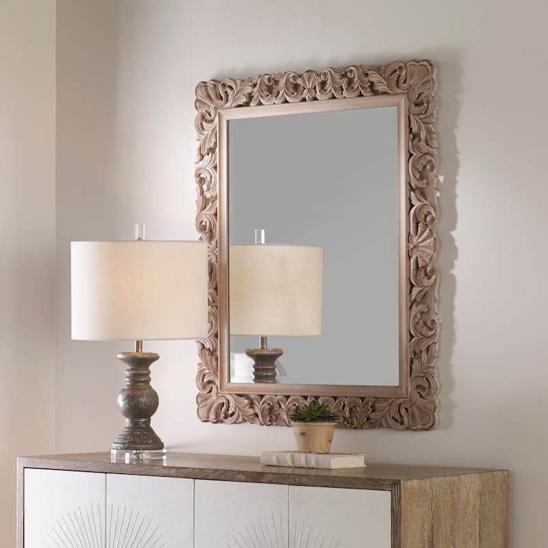 Specialty natural Framed Wall Mirror