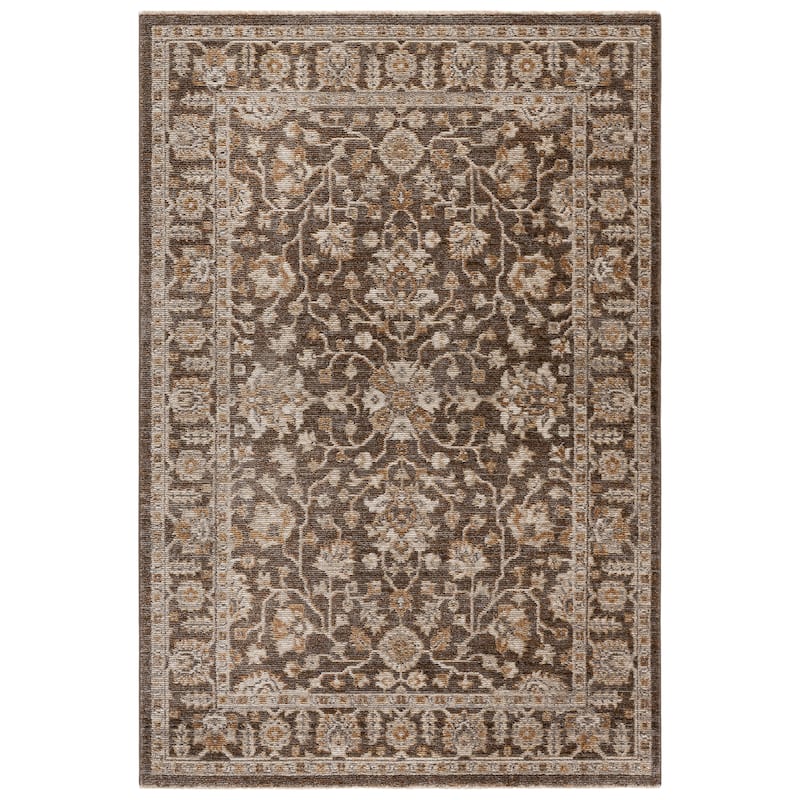 SAFAVIEH Hazel Vula Traditional Oriental Rug - 4' x 6' - Brown/Ivory