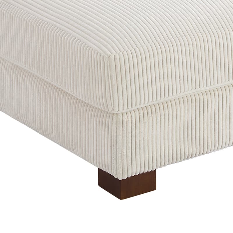 Modern Rectangular Ottoman Foot Rest Stool for Couch