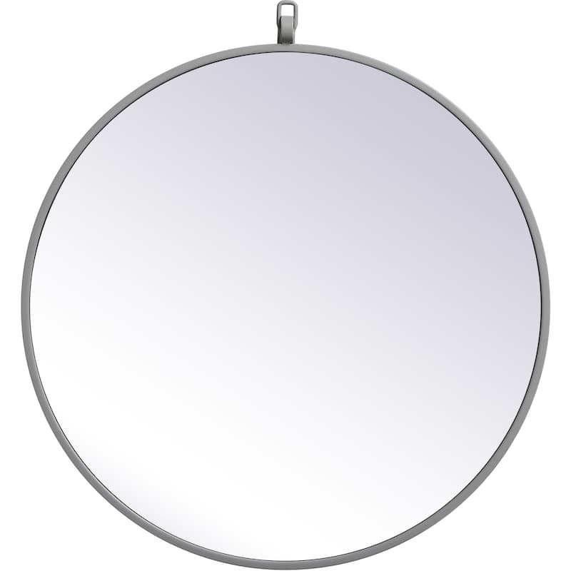Elegant Lighting Eternity 21" Diameter Circular Beveled Metal Framed