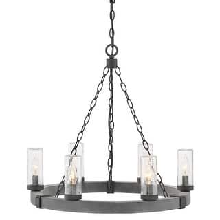 Hinkley Lighting Sawyer 6 Light 24" Wide Open Air Outdoor Chandelier