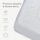 preview thumbnail 9 of 47, Muslin Cotton Fitted Crib Sheet, Soft Snug Fit by Comfy Cubs