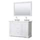 Option White, Chrome Trim, White Quartz Top