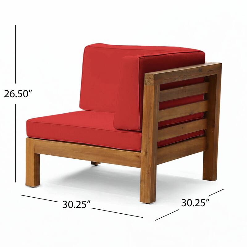 Outdoor 3PC LOVE SEAT SET WITH COFFEE TABLE, RED