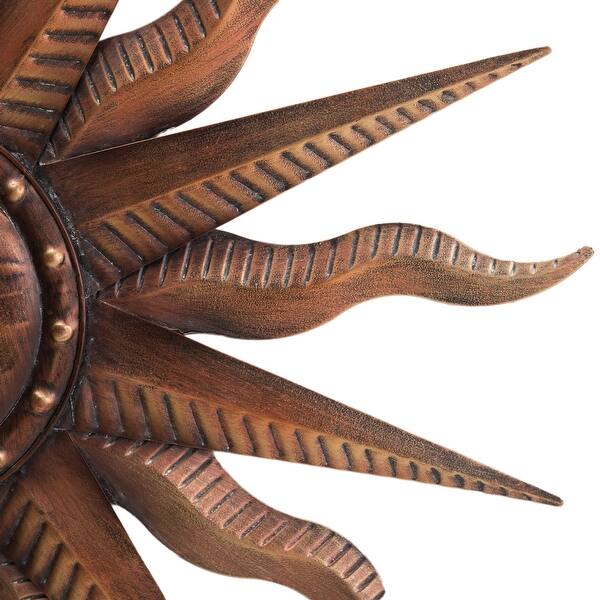 Shop Sunjoy Decorative Solid Flares Sun Wall Art Overstock 30634330