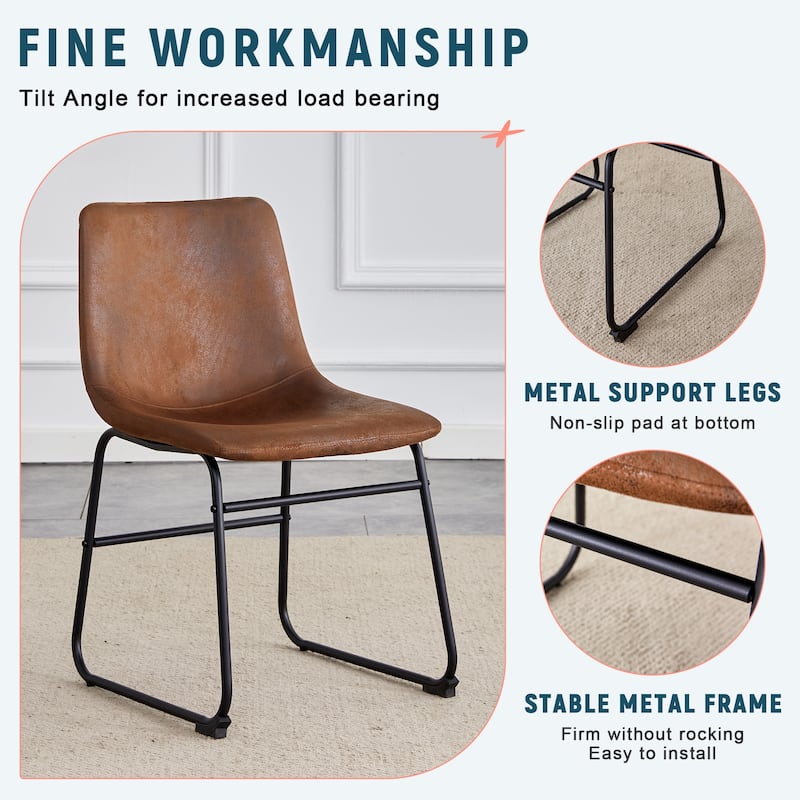 Upholstery Dining Chairs Bar Stools Set of 4