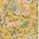preview thumbnail 1 of 6, Fine Decor Elspeth Mustard Floral Trail Wallpaper