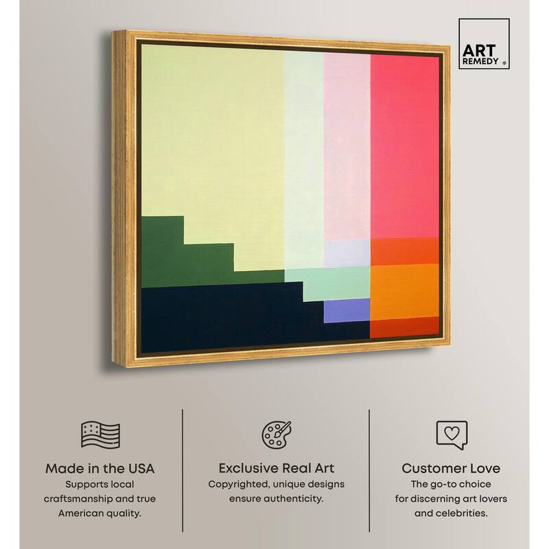 Rectilinear Rhapsody III Canvas by Art Remedy