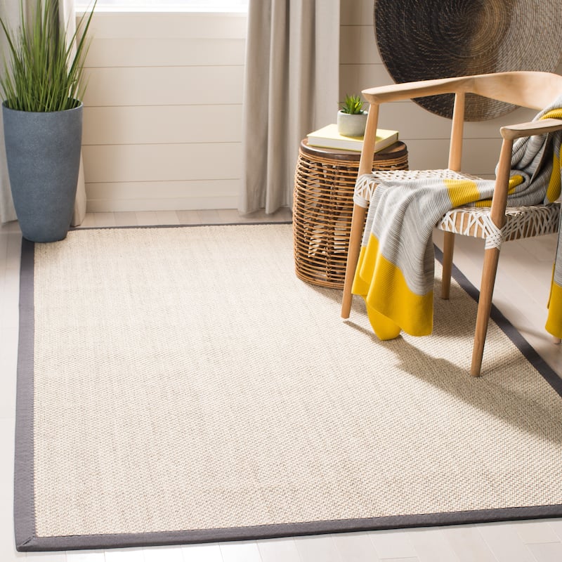 SAFAVIEH Natural Fiber Pacific Casual Border Sisal Rug