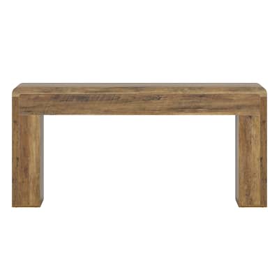 Industrial Rustic Brown Extra Long 70.9" Console Table for Entryway