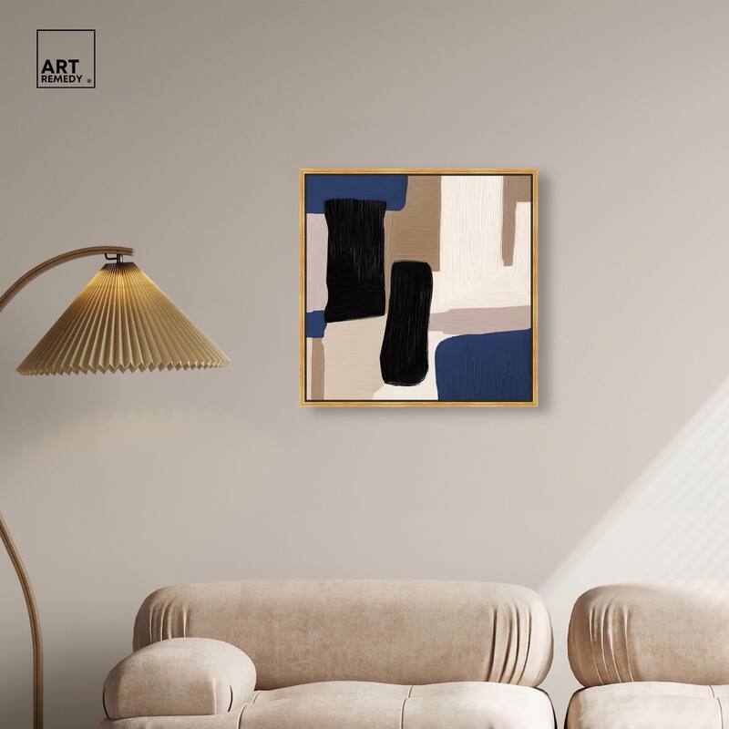 Blue Quietude I Canvas by Art Remedy