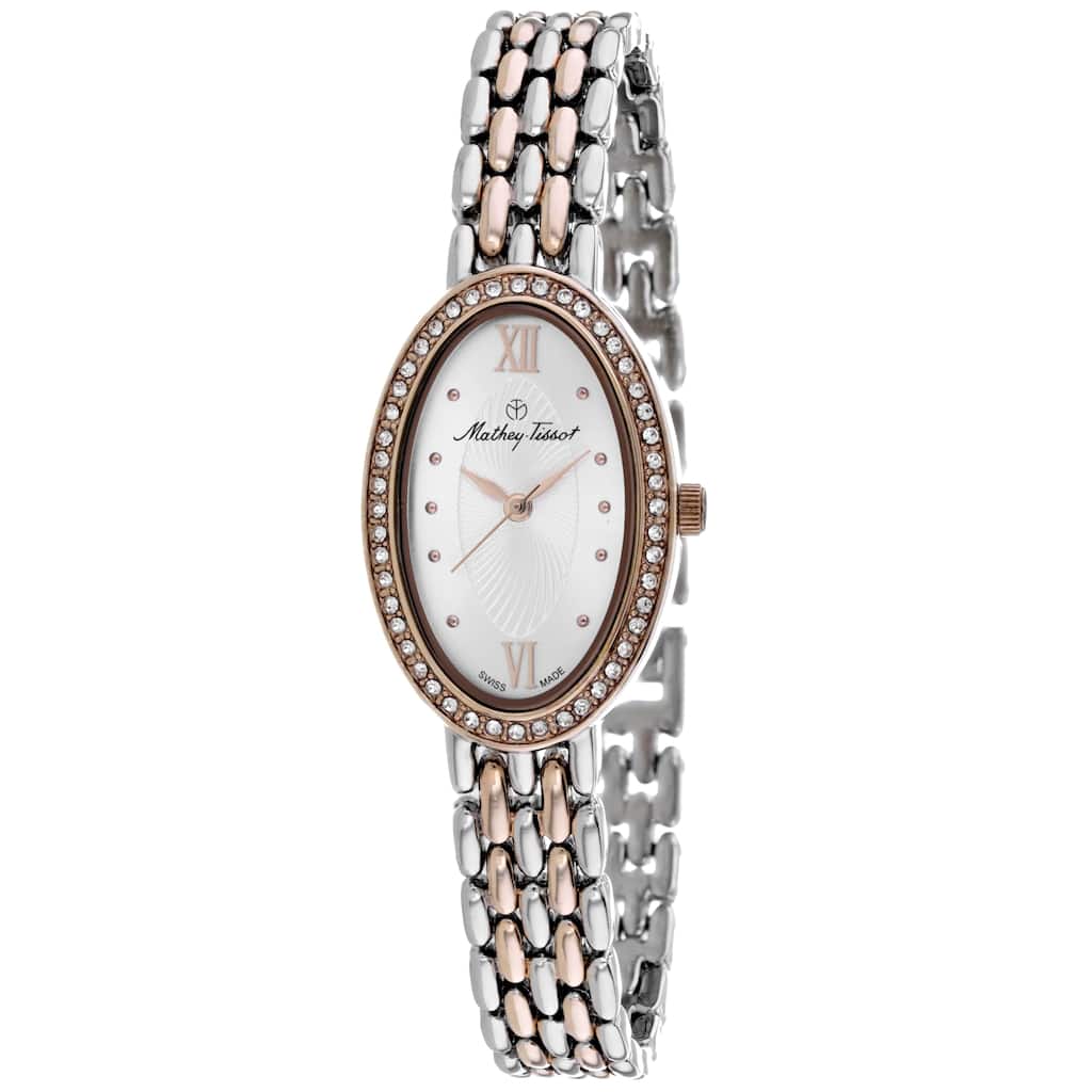 Mathey Tissot Women's Fleury XVI Silver Dial Watch - FOO1BI - 6 (36)