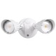 preview thumbnail 3 of 13, 20W Dual-Head Dusk to Dawn Outdoor Security Light, White/Bronze