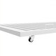 preview thumbnail 10 of 16, White Bunk Bed with Guardrail, Twin Over Twin Size