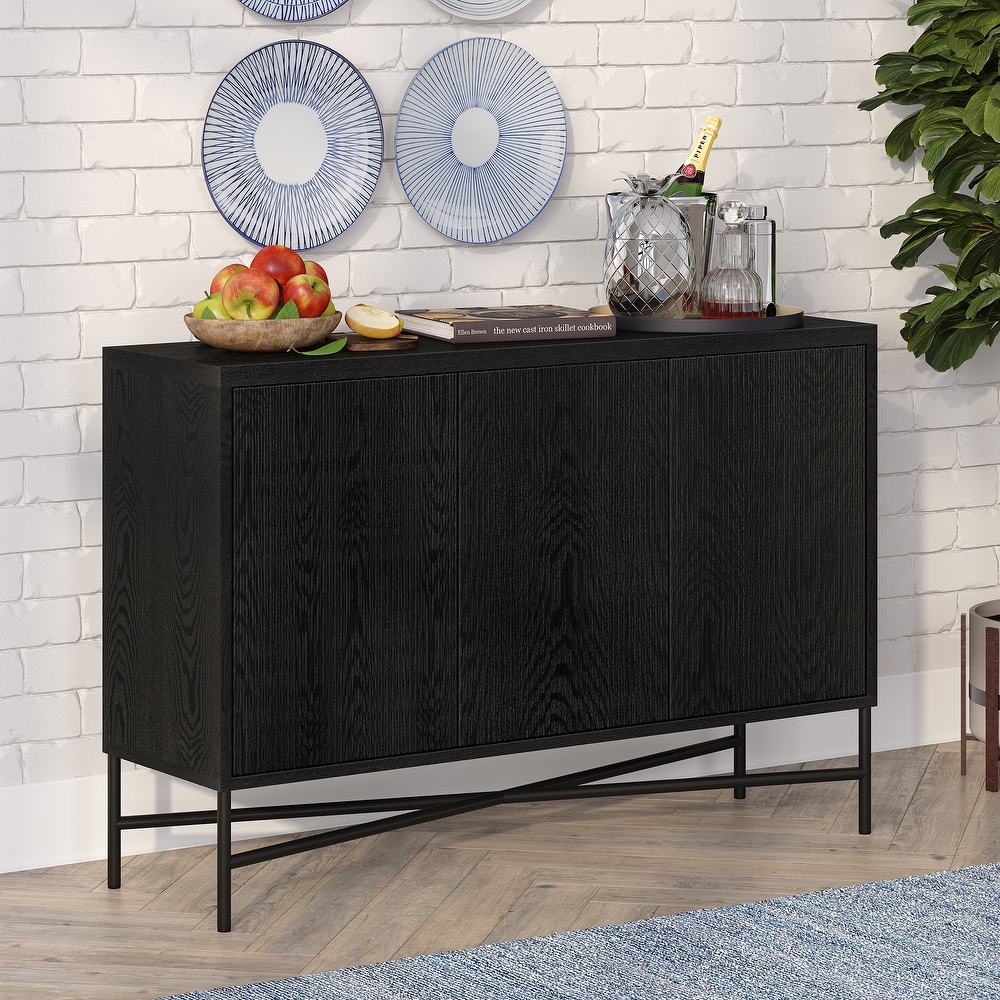 Black outlet side buffet