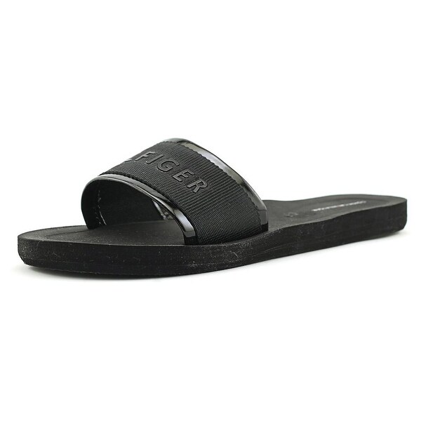 black tommy slides