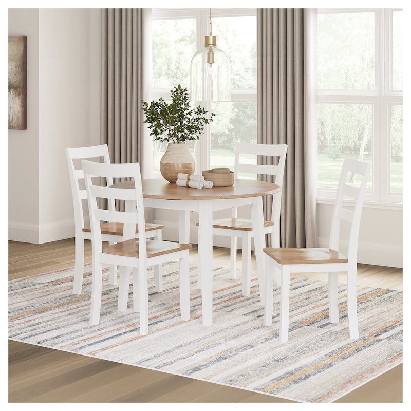 Signature Design by Ashley Gesthaven Dining Drop Leaf Table - 42" W x 42" D x 30.63" H