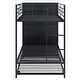 preview thumbnail 8 of 10, Metal Twin Size Metal Loft Bed Bunk Bed with Drawers,big bookshelf
