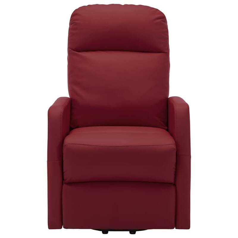 vidaXL Power Lift Recliner Electric Lift Chair for Home Theater Faux Leather - 26" x 35.8" x 42.1"