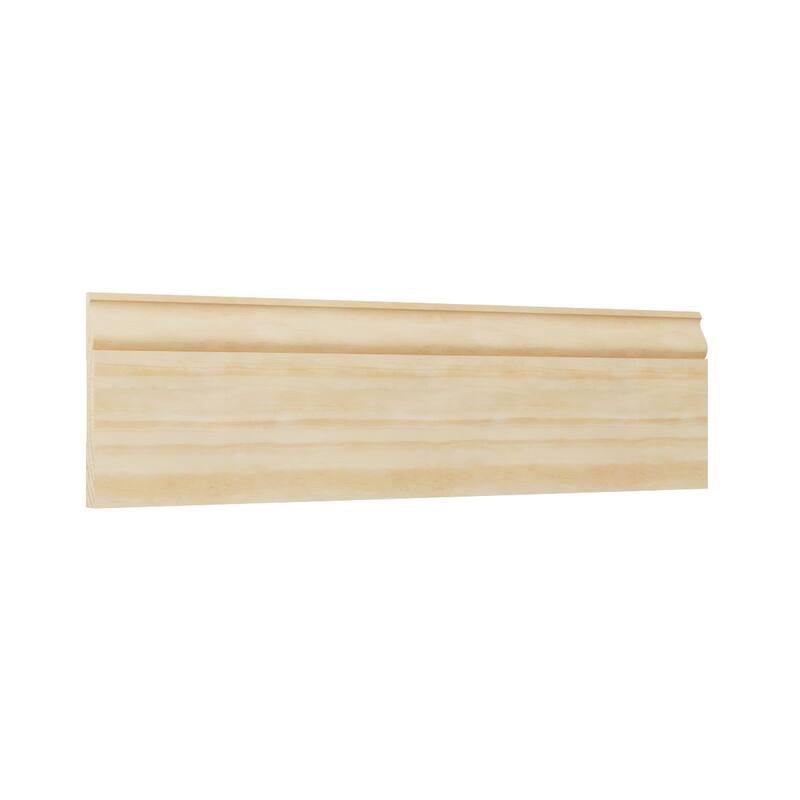 WM163: Americraft Finger-Joint Pine Base Cap Moulding