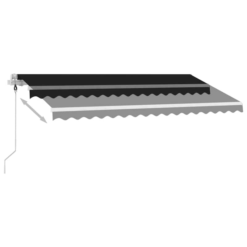 vidaXL Electric Awning Retractable Canopy Sunshade Shelter for Porch Balcony