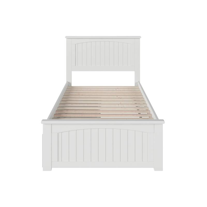 AFI Nantucket Platform Bed with Matching Footboard & Storage Drawers