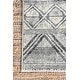preview thumbnail 14 of 20, Nuloom Transitional Saha Tribal Geo Striped Area Rug