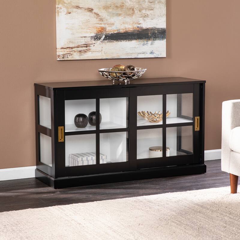 SEI Furniture Byhall Buffet Sideboard Accent Cabinet