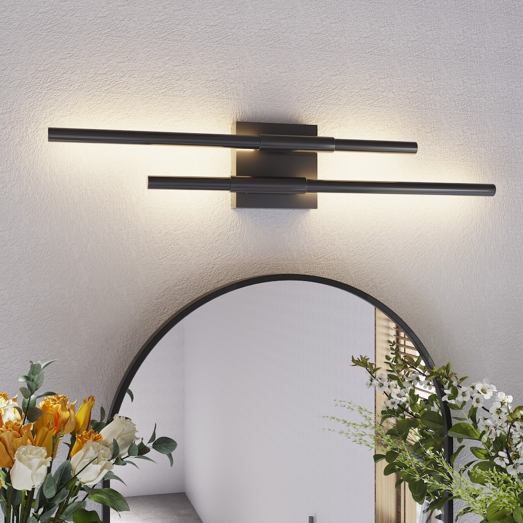 LED Bath and Vanity Light Dimmable Metal Wall Sconces