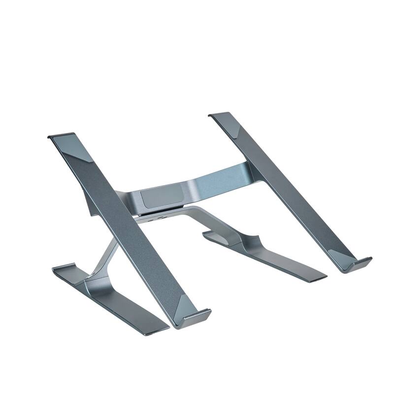 Adjustable Aluminum Laptop Stand Laptop Cart With Stable X-Frame For Home/Office Desk