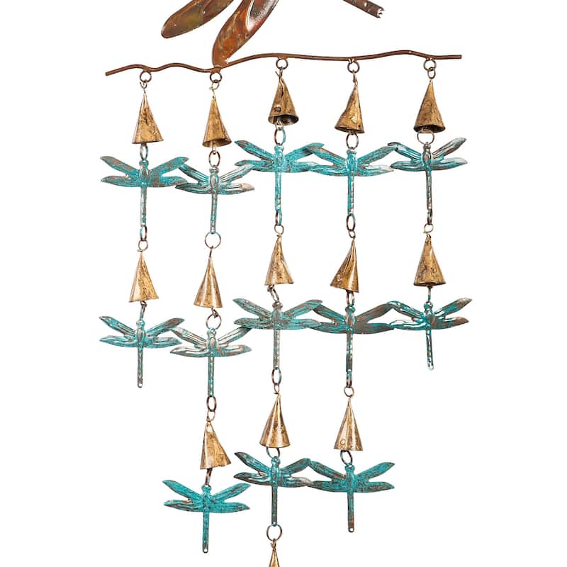 20 in. Dragonfly Metal Hanging Décor Mobile